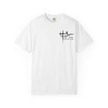 T-Shirt — “Every Saint Has a Past, Every Sinner Has a Future” Christian Cross Tee
