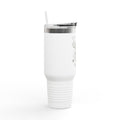 40oz Insulated Travel Mug — "I Checked My Receipt" Highland Cow Design
