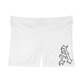 Initials Athletic Women's Shorts — Gothic 'A' Monogram Activewear
