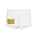 Good Vibes Yoga Shorts — Women's Stretch Polyester Activewear