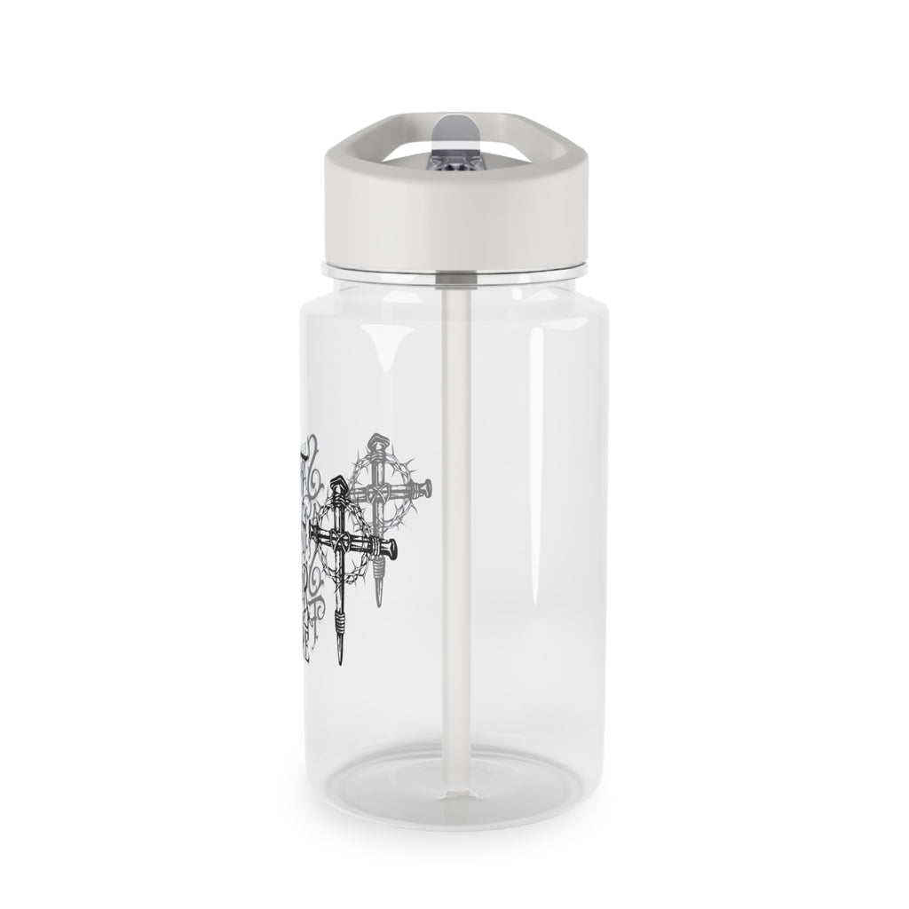 Motivational Mushroom Tritan Water Bottle — "Be The Best You Can Be" Straw Bottle