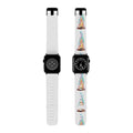 Colorful Campfire Apple Watch Band — Vibrant Bonfire Silicone Strap
